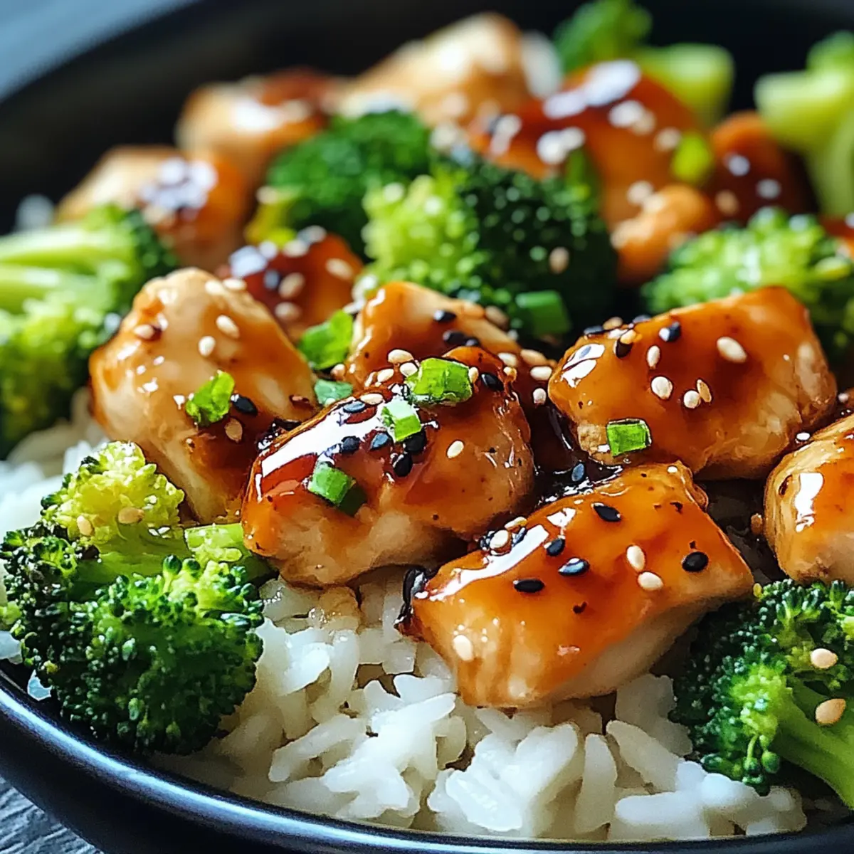 Hühnchen Teriyaki mit Brokkoli