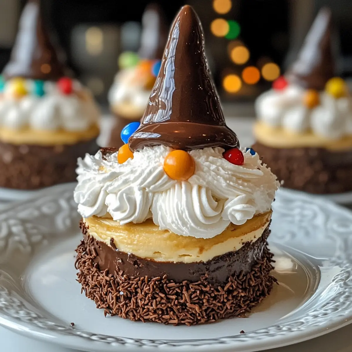 Schokoladenwichtel-Käsekuchen