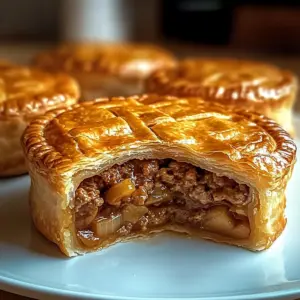 Leckere britische Fleischpasteten