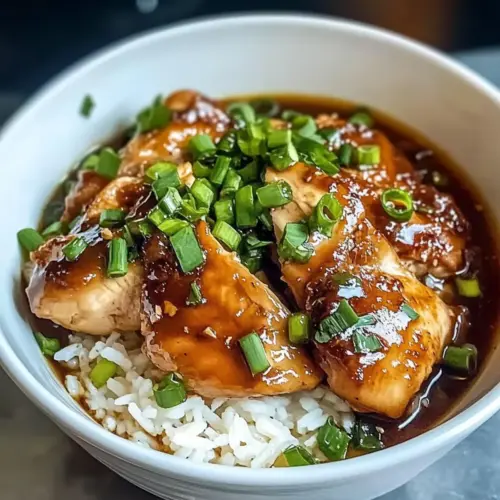 Karamellisierte Sojasauce-Hühnchen