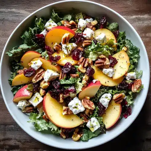 Honigcrispaapfel- und Fetasalat