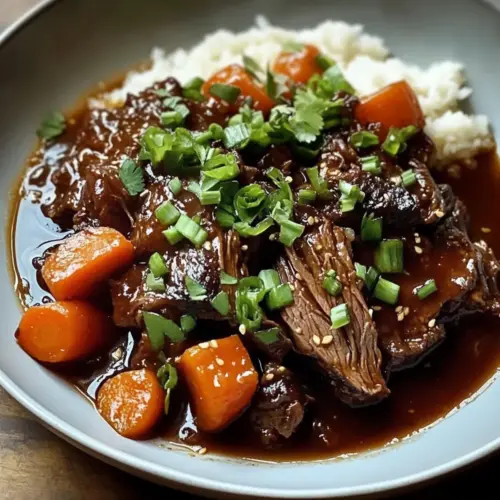 Koreanischer Stil Rinderschmorbraten