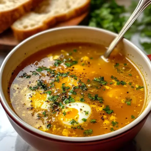 Köstliche mexikanische Knoblauchsuppe