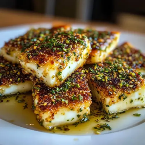 Pistazienkrustierter Halloumi