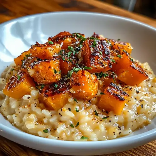 Gerösteter Butternut-Kürbis-Risotto