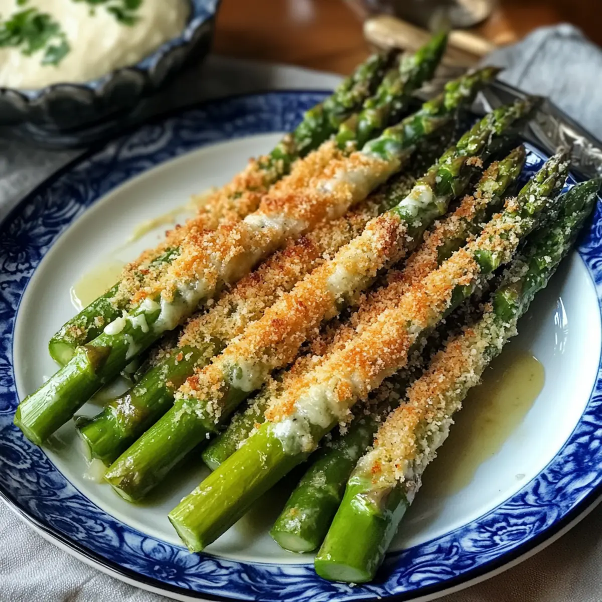 Knuspriger Parmesan-Spargel
