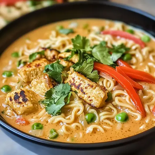 Thailändische Erdnussbutter Ramen