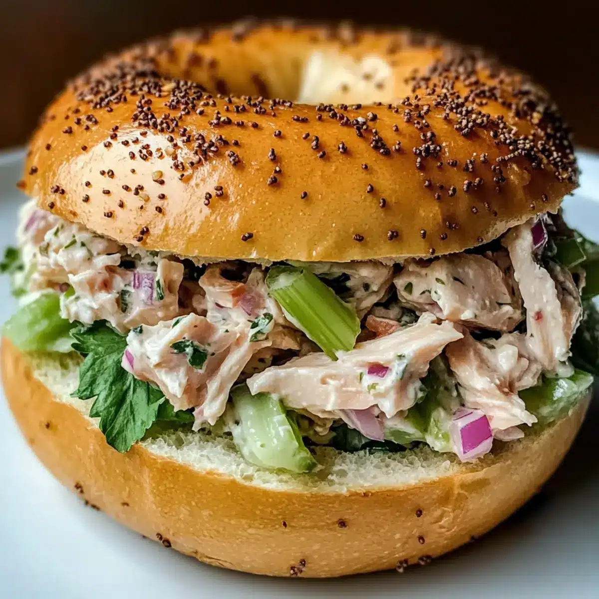 Der beste Thunfischbagel