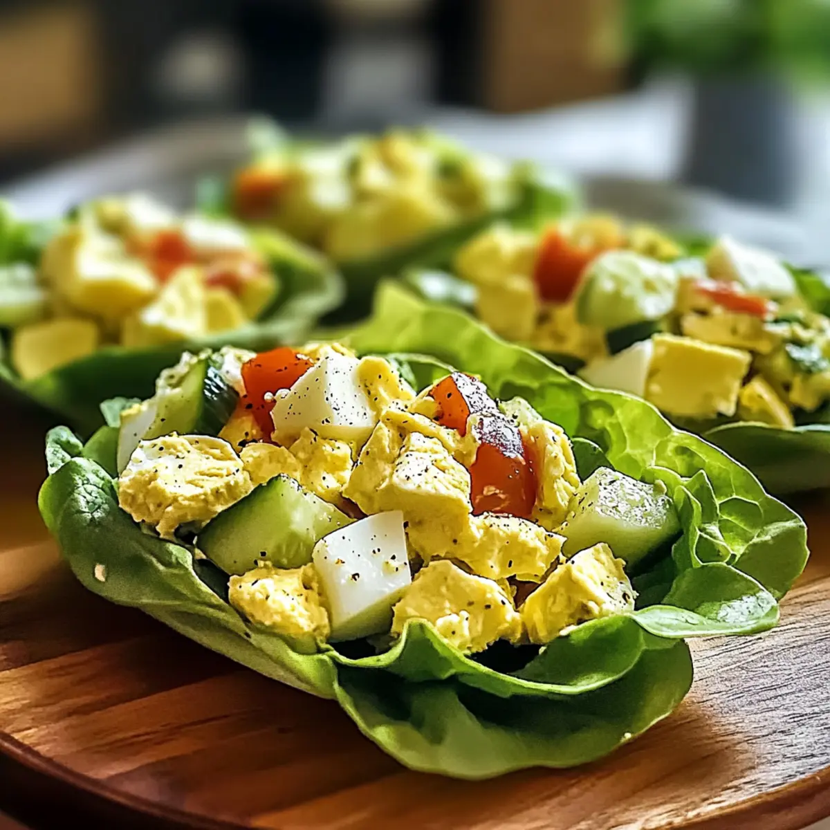 Eiersalat-Salatwraps