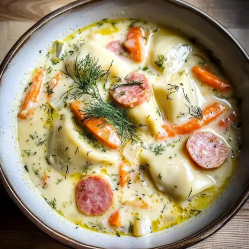 Pierogi Dill Suppe